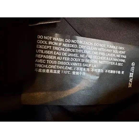 Theory Women's Tailored Vest, Black, 0 (New) - Picture 8 of 8